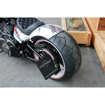 License Plate Holder — 20 cm × 18 cm, black