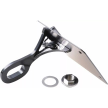 License Plate Holder — 20 cm × 18 cm, black