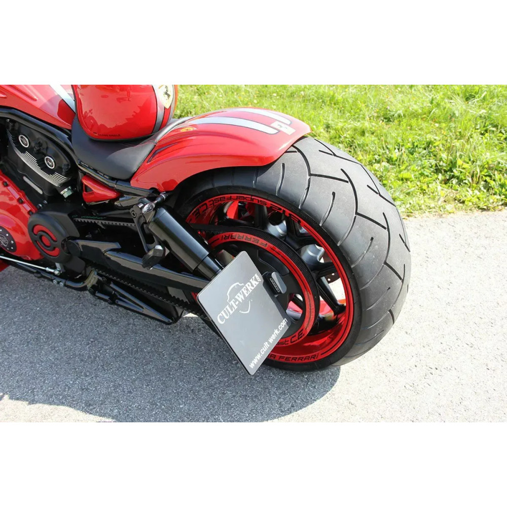 License Plate — 20 cm × 18 cm, Black