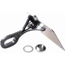 License Plate — 17 cm x 17 cm, Black