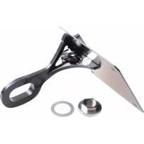 License Plate — 17 cm x 17 cm, Black