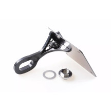 License Plate — 17 cm x 17 cm, Black