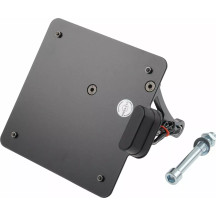 License Plate Holder — 17 cm × 17 cm, black