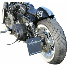 License Plate — 17 cm x 17 cm, black