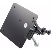 License Plate — 17 cm x 17 cm, black