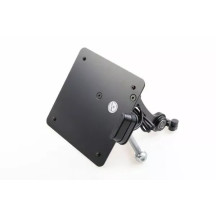 License Plate — 17 cm x 17 cm, black