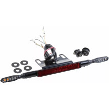 License Plate Kit — Black steel, HD-SPS021-D-F