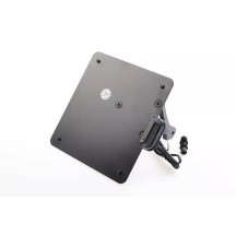 License Plate Kit — Steel housing, black