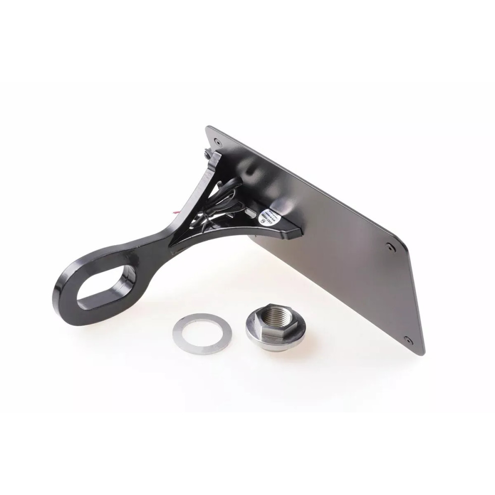 Placa de matrícula — 21 cm de ancho, 14,3 mm de alto, negro