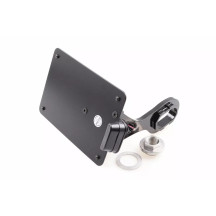 Placa de matrícula — 21 cm de ancho, 14,3 mm de alto, negro