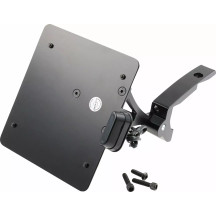 Placa de matrícula — 14 cm (5-1/2"), 18 cm (7"), negro