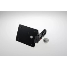 Placa de matrícula — 14 cm × 18 cm, negra