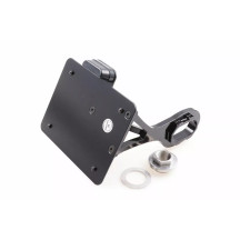 Placa de matrícula — 14 cm × 18 cm, negro