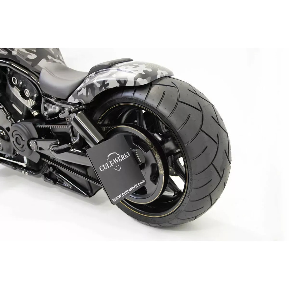 License Plate Holder — 14 cm x 18 cm, black