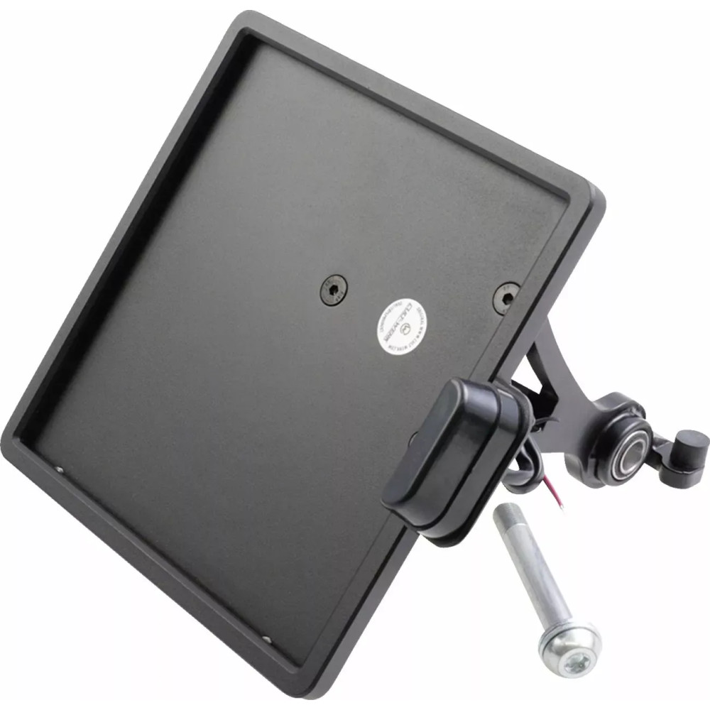 License Plate Holder RH975 — 20 cm height, 18 cm width, black