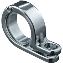 P-Clamp — 34.9 mm (1-3/8"), frame tube, chrome