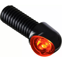 MO Blaze — 12V, M8 thread, rear, anodized black, red