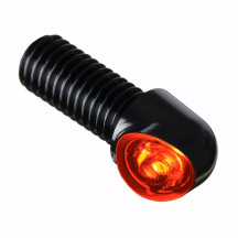 MO Blaze — 12V, M8 thread, rear, anodized black, red