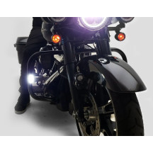Engine Guard Mount — Black, Universal