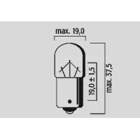 Filament Bulbs — BA15s (1156), 12V, 10W, 10 pack, White
