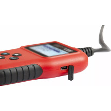 BST 1000 Probador de baterías de plomo y litio — 12V, Rojo