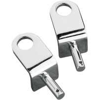 Solo/Universal Seat Bracket — Chrome, pair