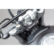 Cigarette Lighter Socket Bracket M8 — Black, M8 screws 40/50 mm