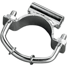 Soporte de asiento solo/universal — Cromo, ajuste universal