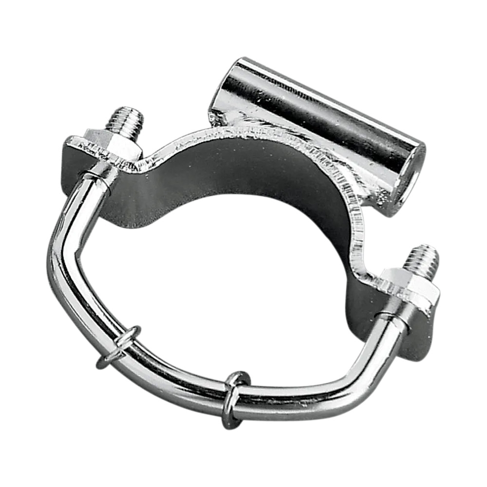 Soporte de asiento solo/universal — Cromo, ajuste universal