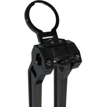 Gauge Mount for Performance Risers — fits 1" and 1.25" risers, black anodized