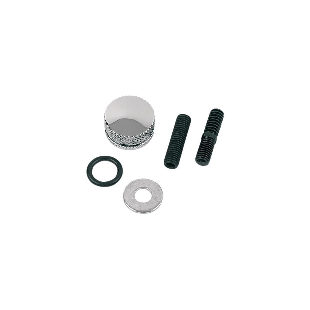 Perilla de montaje del asiento — 1/4-20, 1/4-28, cromado