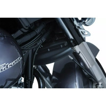 Deflector de viento para la tija triple inferior — Cromo