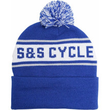 Hat Beanie — One Size, Blue, White
