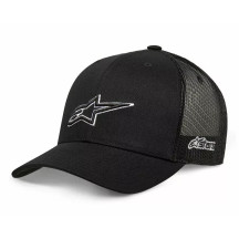 Outline Truck Hat — Adjustable, Black