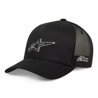 Outline Truck Hat — Adjustable, Black