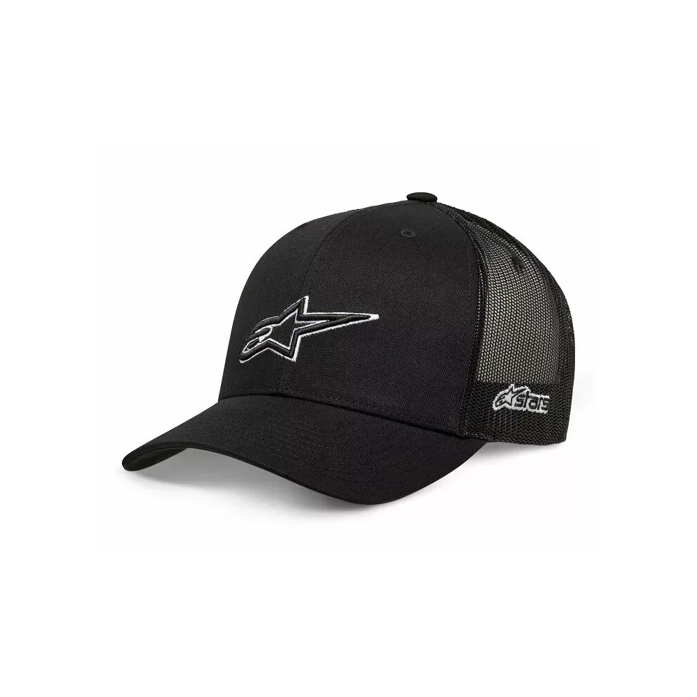 Outline Truck Hat — Adjustable, Black