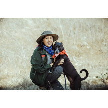 Cotton Bandana — 22" x 22", Red