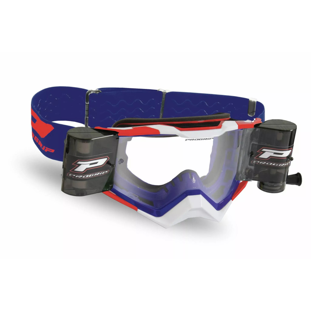 3309 Rapid Goggles With Roll-Off System — One Size, Dark Blue/Red/White