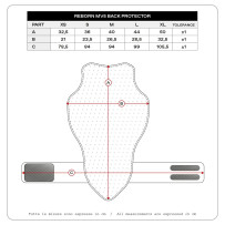 Reborn MV5 Back Protector — XL, Black