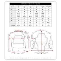 Centurion BV1 Bodyguard para niños — Talla M, Negro