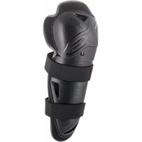 Youth Bionic Action Knee Protector — One Size, Black, Red