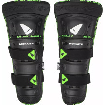 Mokaite Knee/Shin Guard — One Size, Black, Green