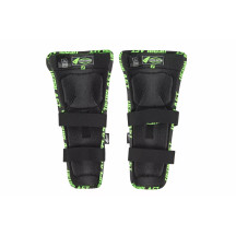 Mokaite Knee/Shin Guard — One Size, Black, Green