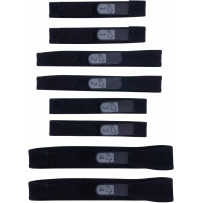 RK-7/10 Series PLASMA Knee Brace Single Strap Set — Size S/M, Supertech RK-10 & RK-7 Plasma, Black