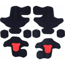 RK-7 Plasma Frame & Hinge Padding Replacement Set — XL, Black/Red