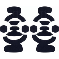 RK-10 PLASMA Frame Padding Replacement Set — Supertech RK-10 Plasma, Size S, Black
