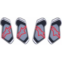RK-7 Hinge Cover Sticker Replacement Set — Plasma, Black, Gray, Red