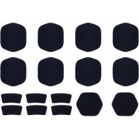 RK Series Knee Brace Hinge Padding Replacement Kit — Supertech RK-10 Plasma, Black