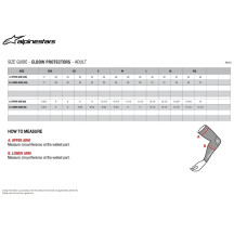 Bionic Plus Elbow Protectors — L/XL, Black