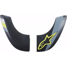 Placa de mentón para BNS Tech 2 — Negro, ALPINESTARS, 6951019-155